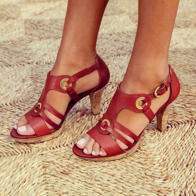 CASSIA™ | STILVOLLE SANDALEN MIT ABSATZ