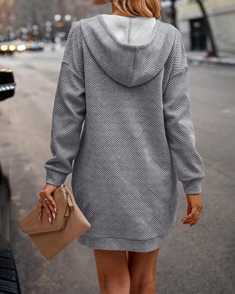 YAIZA™ | HOODIE-MINIKLEID
