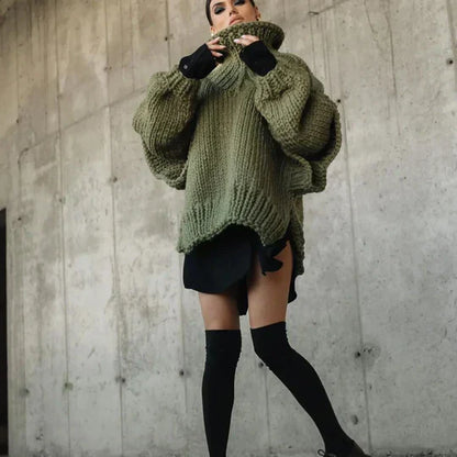 NEVE™ | ÜBERGROSSER STRICKPULLOVER