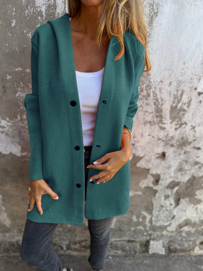 TAMEKA™ | LANGE JACKE MIT KAPUZE