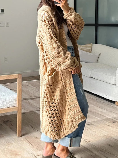 QUERI™ | LANGER STRICKCARDIGAN