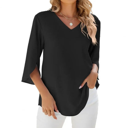 FIONE™ | V-NECK BLOUSE