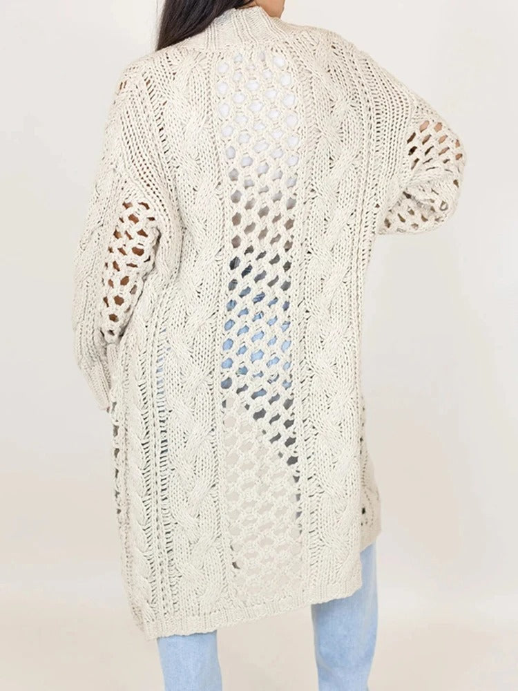 QUERI™ | LANGER STRICKCARDIGAN