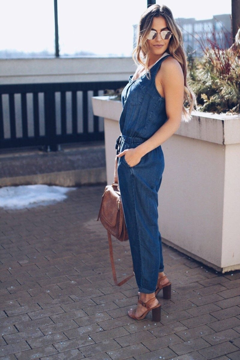 INES™️ | JUMPSUIT IN DENIM-LOOK