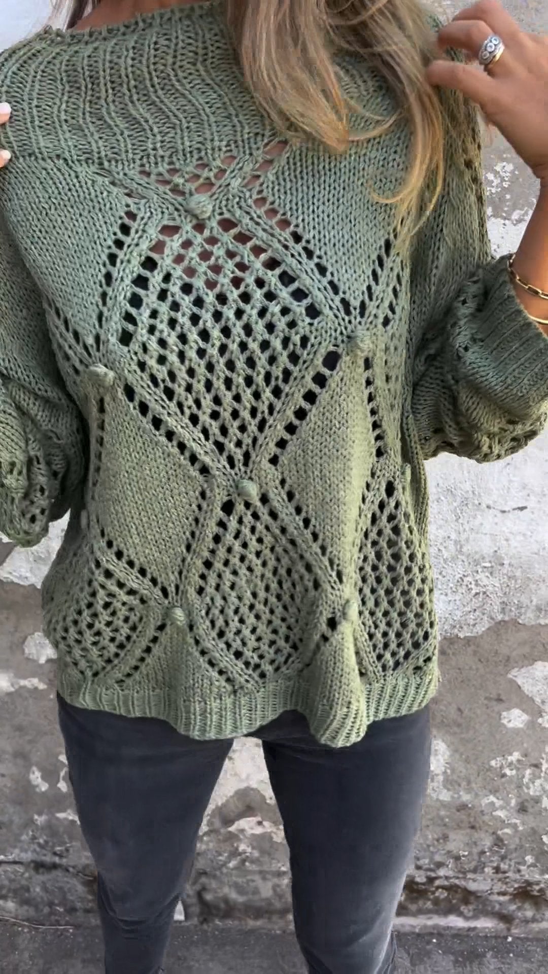 HADLEIGH™ | ÜBERGROßER STRICKPULLOVER